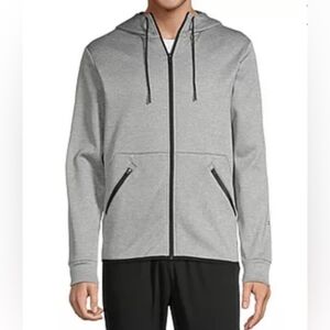 Mens Xersion Medium Heather Gray Zip Up Hoodie New Factory Sealed